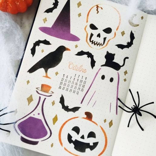 Šablona Aladine, 20x30 cm - Halloweenské motivy