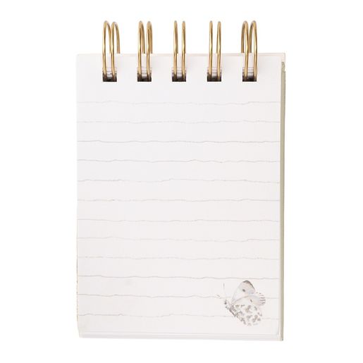 Kroužkový blok Wrendale Designs "Hedgerow", B7, 50 l., čistý a linkovaný - Polní zvířata