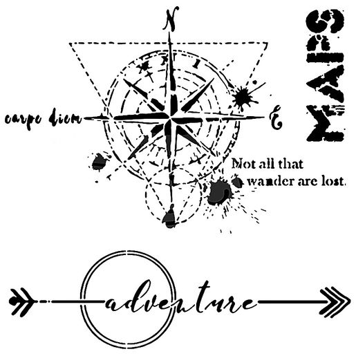 Šablona TCW - Wanderlust - VYBERTE VELIKOST