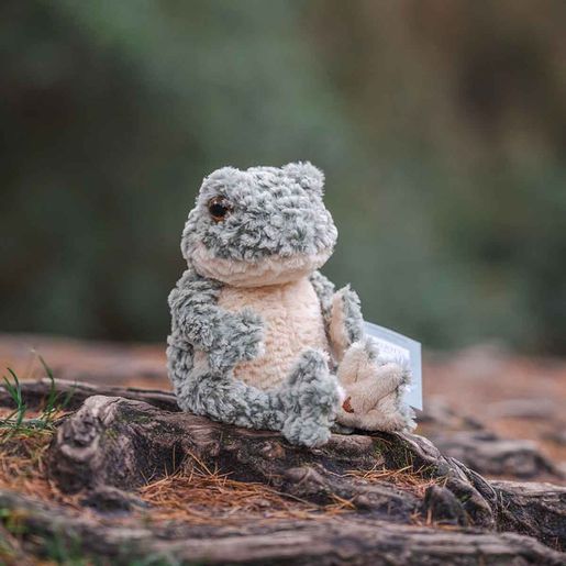 Plyšová hračka Wrendale Designs "Frog Elliott" - Žába, mládě