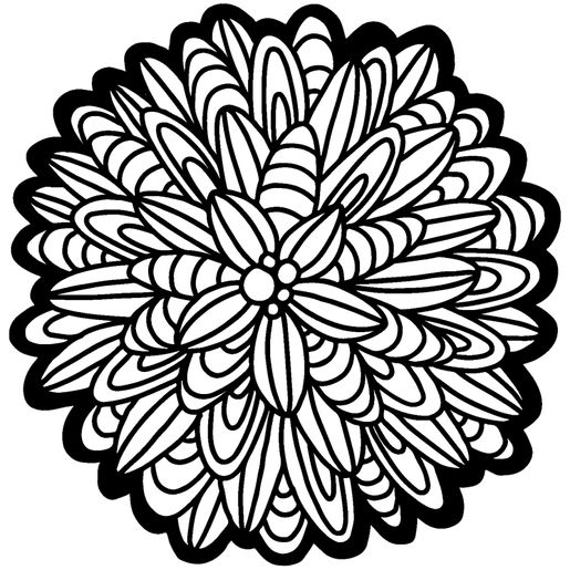 Šablona TCW - Cactus Dahlia - VYBERTE VELIKOST