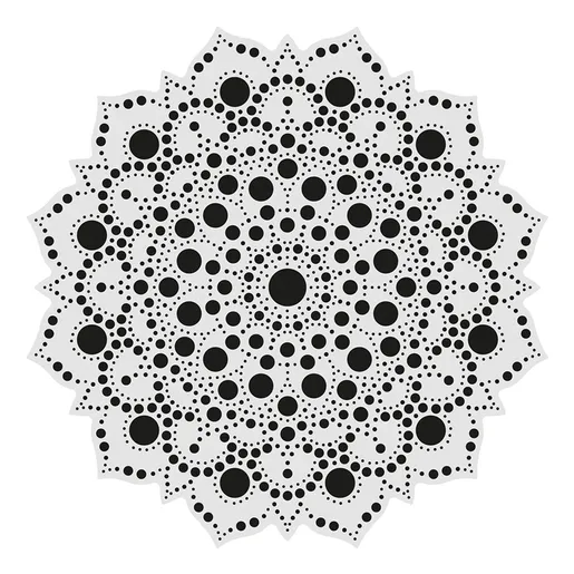 Sada na tečkování Aladine, 20 cm - Mandala 3