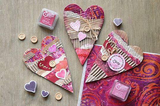 Recyklovaná srdíčka