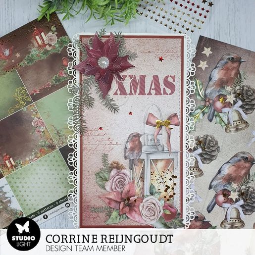 Vyřezávací šablony Studio Light "Magical Christmas", 19 ks - Vánoční dekorace