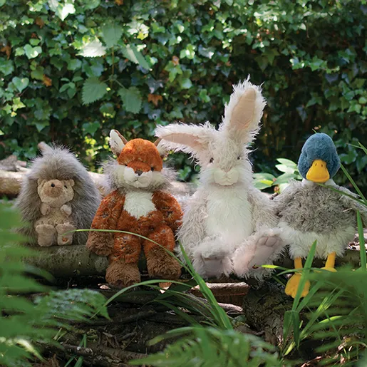Plyšová hračka Wrendale Designs "Hare Rowan" - Zajíc, mládě